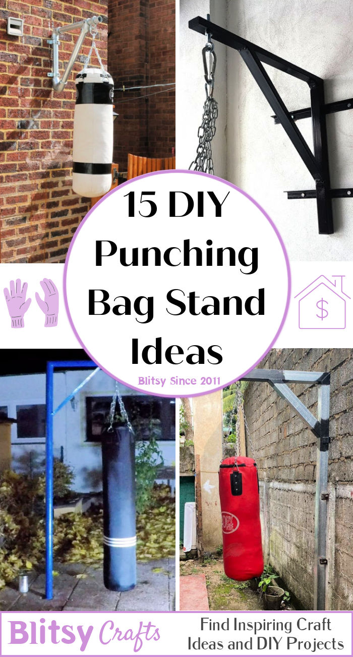 DIY Punching Bag Stand to Get a Great Workout at Home - Blitsy