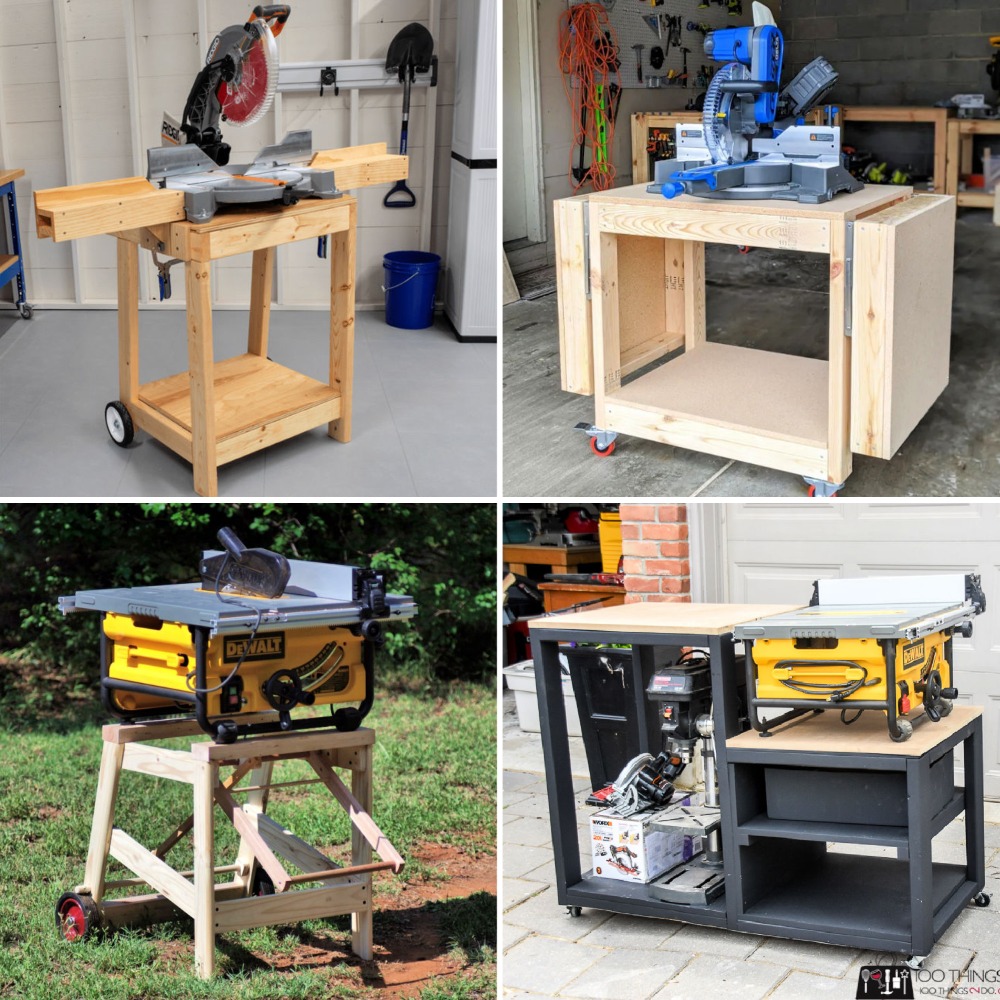 Diy Table Saw Stand Plans - Blitsy