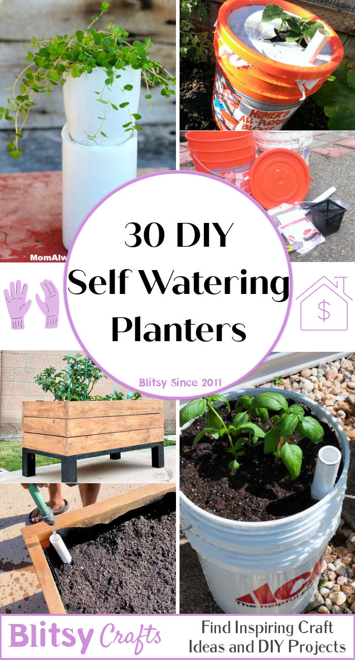 Diy Self Watering Planters To Make And Save Your Time