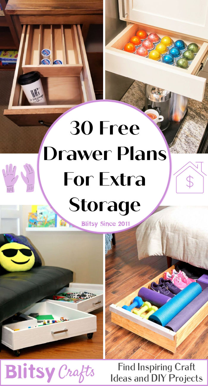 How to Build a Drawer (30 Free Plans) - Blitsy