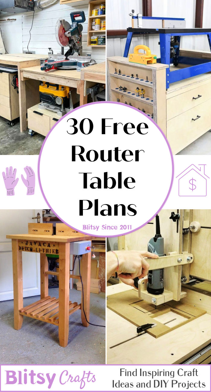 30 Free DIY Router Table Plans (PDF Included) Blitsy