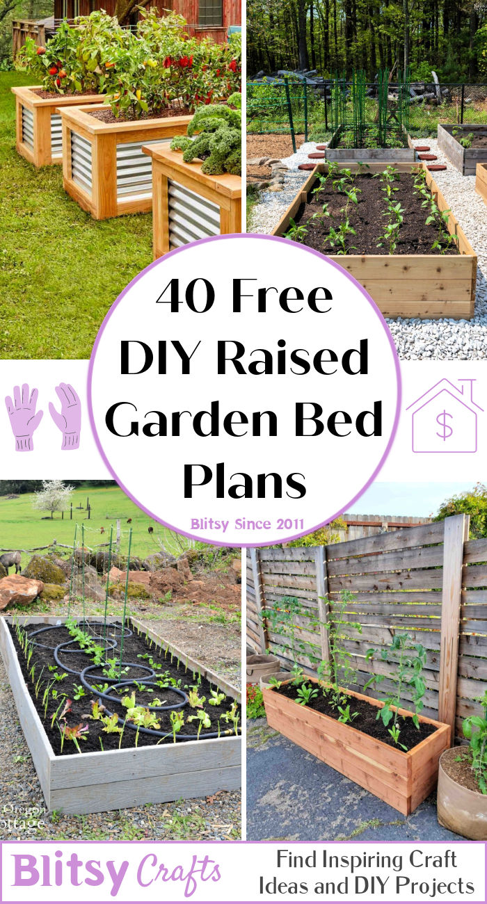 40 Easy to Build Raised Garden Bed Plans - Blitsy