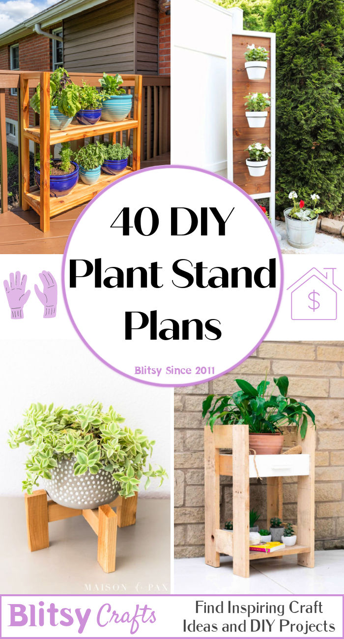 40 Free DIY Plant Stand Plans (Cheap and Easy to Build)