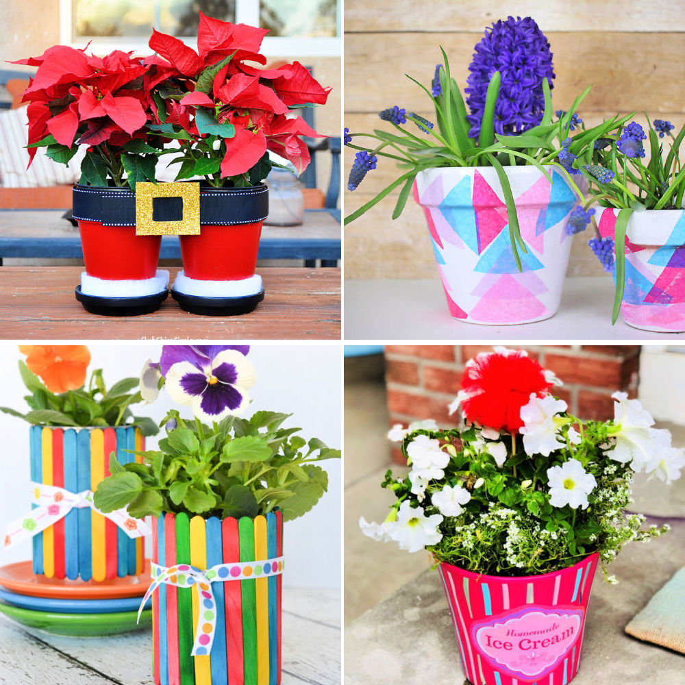 40 Decorative Diy Flower Pot Ideas To