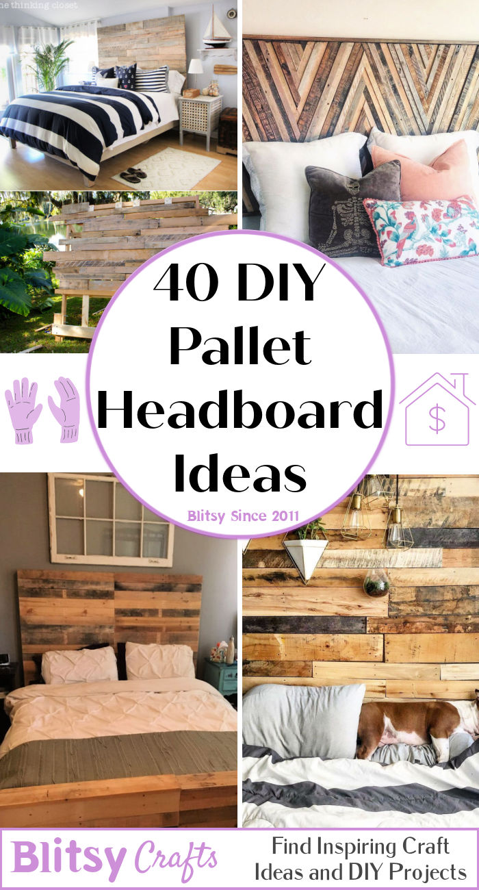 40 DIY Pallet Headboard Ideas with Instructions Blitsy