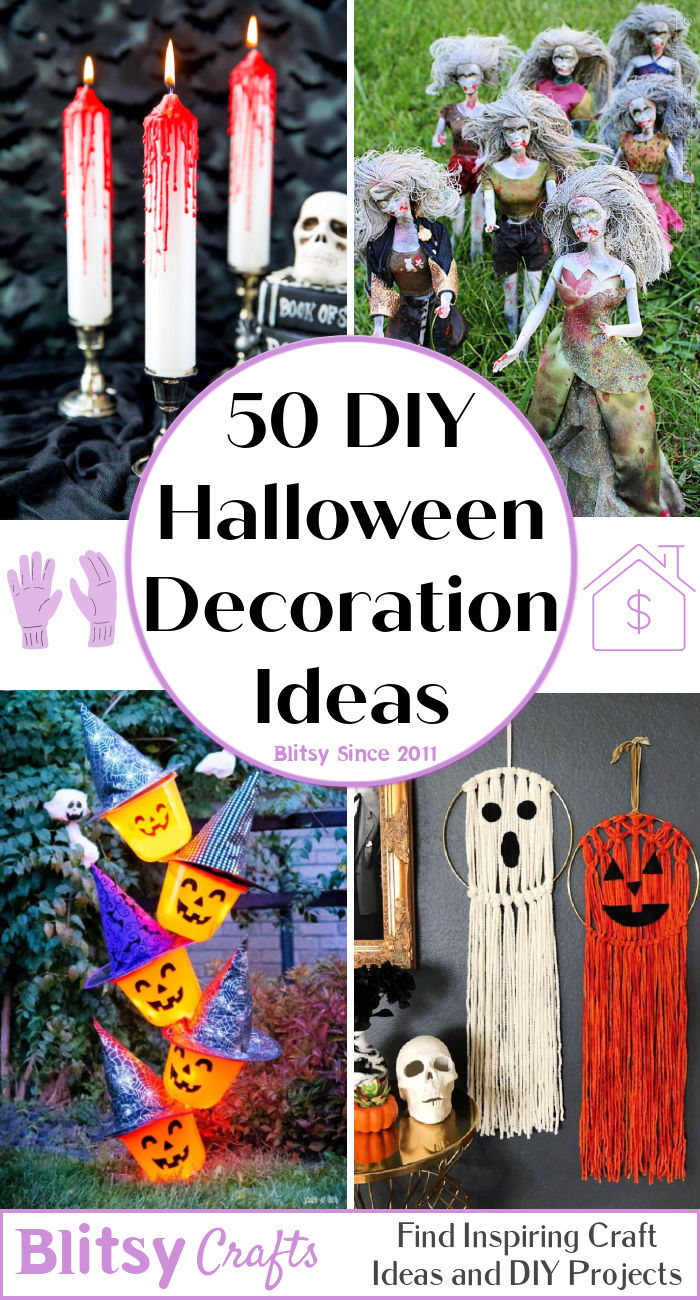 50 Cheap DIY Halloween Decorations Ideas 2024 - Blitsy