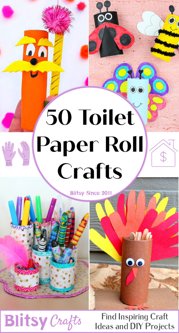 50 Creative Toilet Paper Roll Crafts for Kids - Blitsy