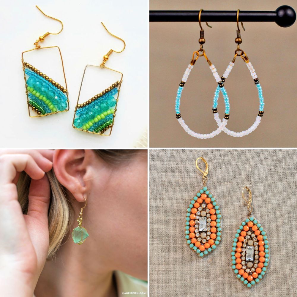 40 Trendy DIY Earrings Ideas to Make - Blitsy