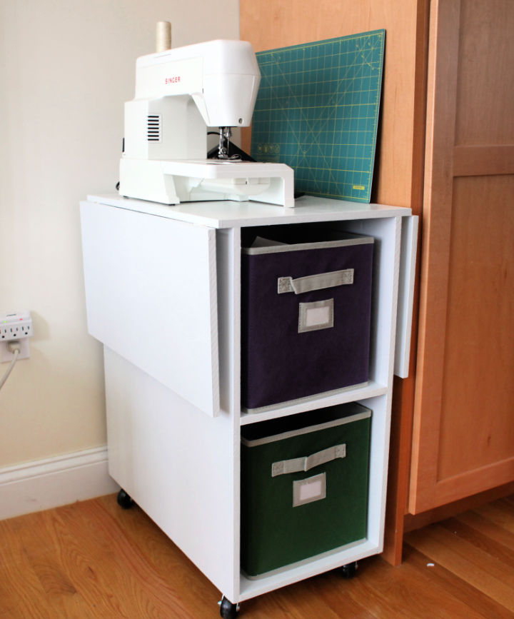 20 Free DIY Sewing Table Plans With Instructions Blitsy   Build Your Own Andreas Sewing Table 