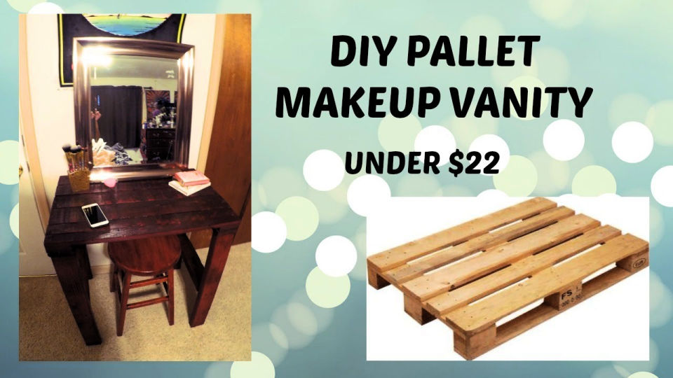 10 DIY Woden Pallet Vanity Plans and Ideas - Blitsy