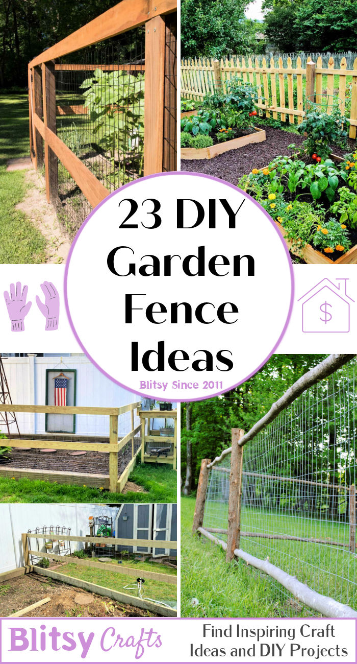 23 Durable DIY Garden Fence Ideas To Keep Your Gaden Safe