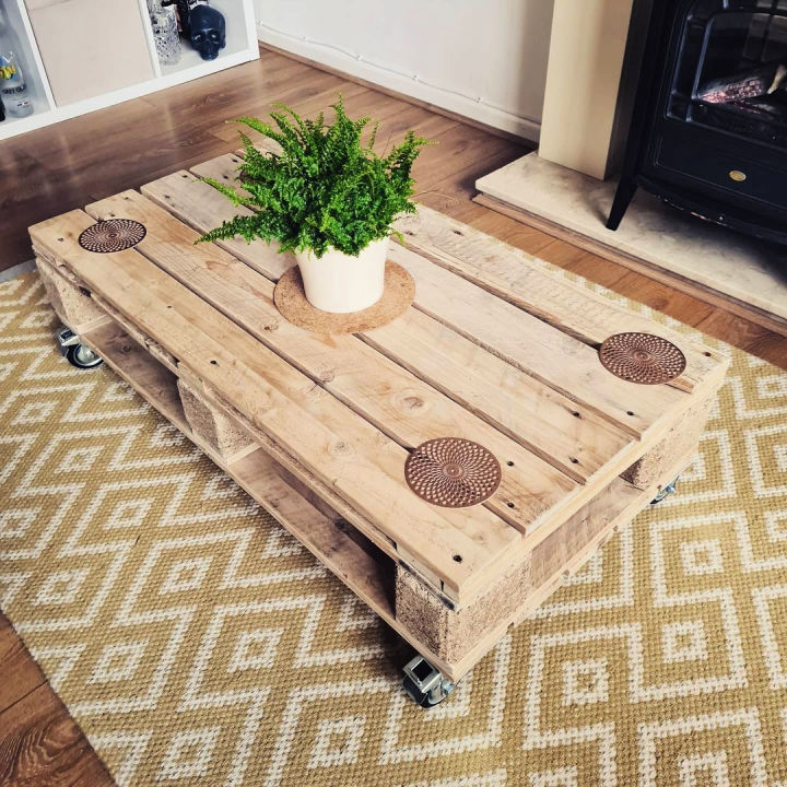40 DIY Wooden Pallet Coffee Table Ideas - Blitsy