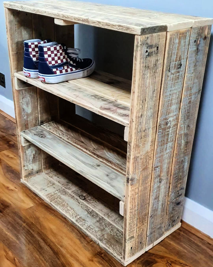 25 Wooden Pallet Shoe Rack Ideas and Plans - Blitsy