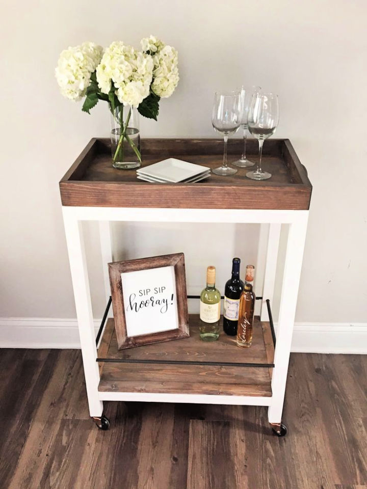 25 Inexpensive DIY Bar Cart Ideas Anyone Can Make Blitsy