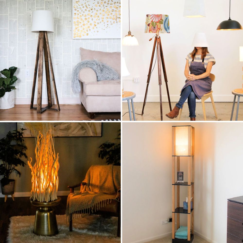 25 DIY Floor Lamp Ideas to Make - Blitsy