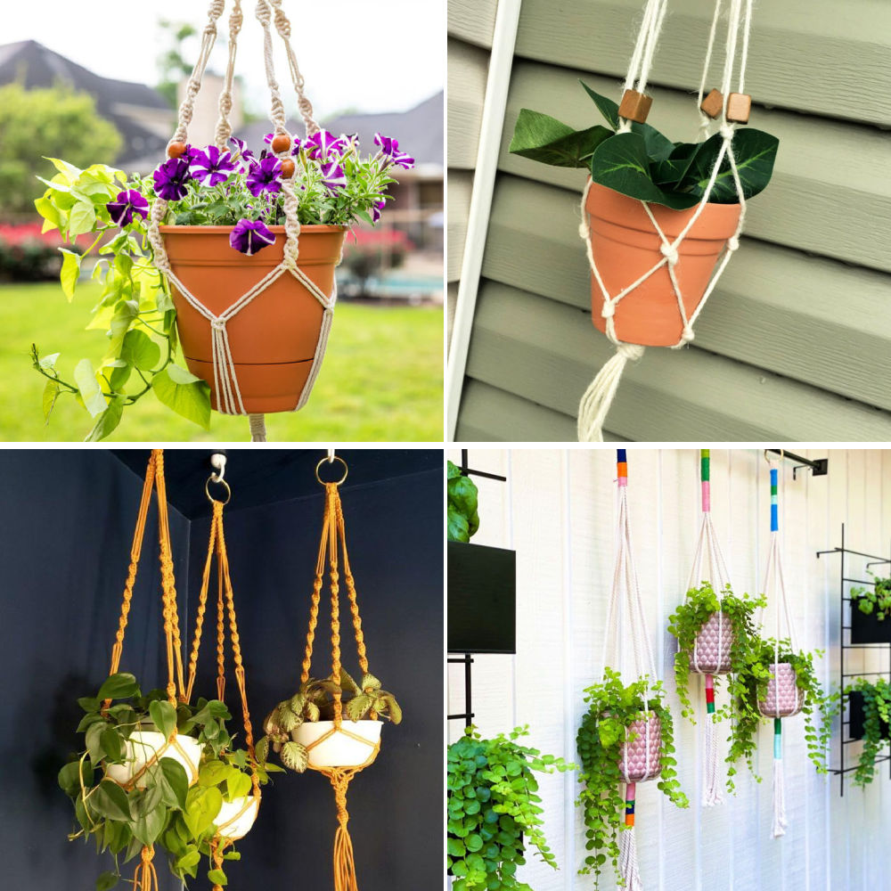 25 DIY Macrame Plant Hanger Patterns with Easy Instructions