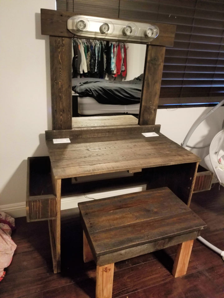 10 DIY Woden Pallet Vanity Plans and Ideas - Blitsy