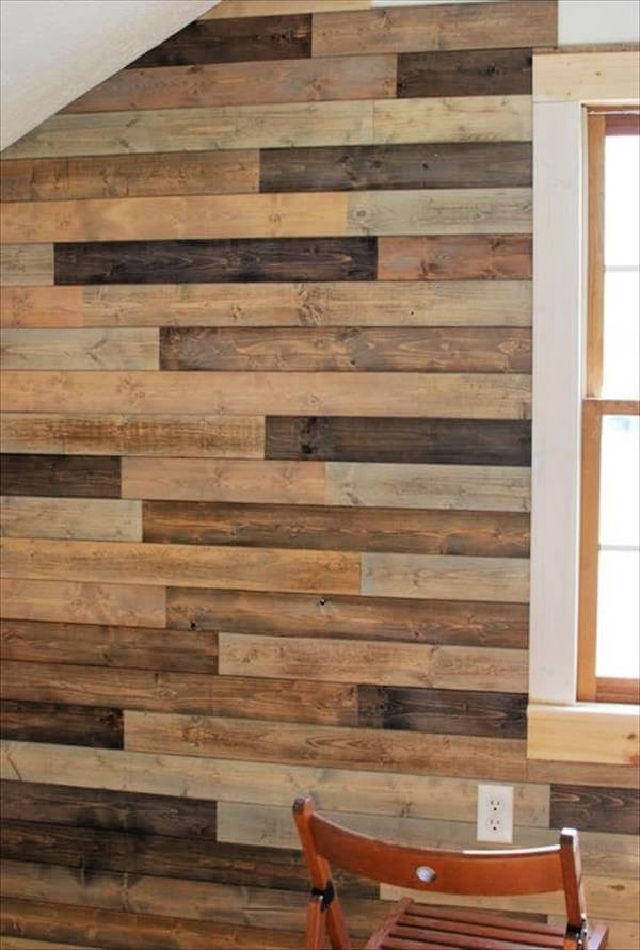 40 Cheap Pallet Wall Ideas That Are Easy To Install Blitsy