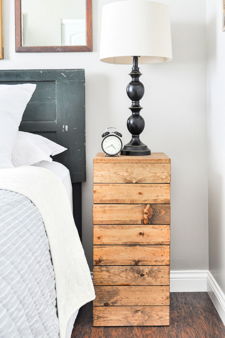 40 Best DIY Nightstand Ideas with Free Plans - Blitsy