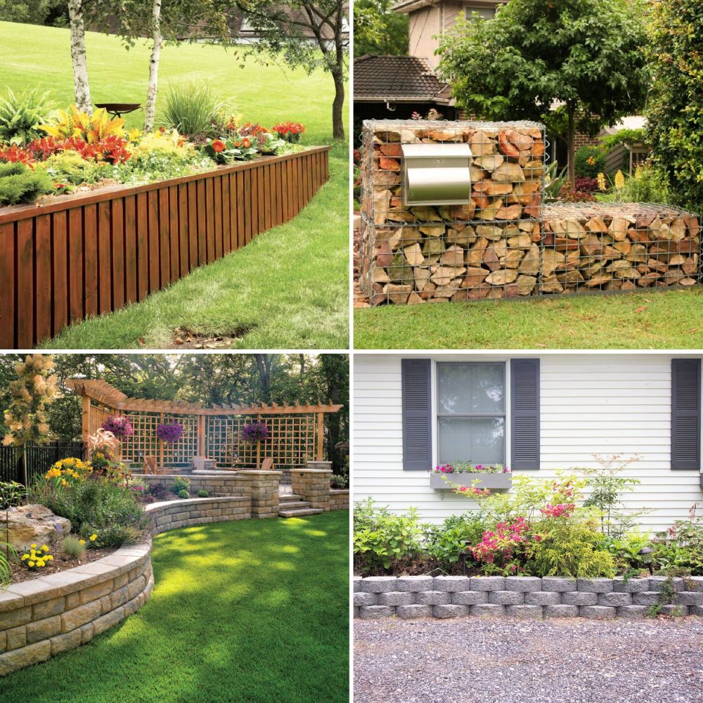 25 Practical Ideas to Build a DIY Retaining Wall - Blitsy