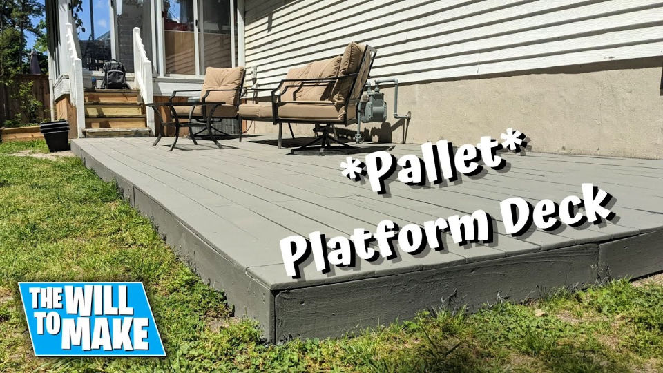 40 Cheap DIY Pallet Deck Ideas To Save Money Blitsy