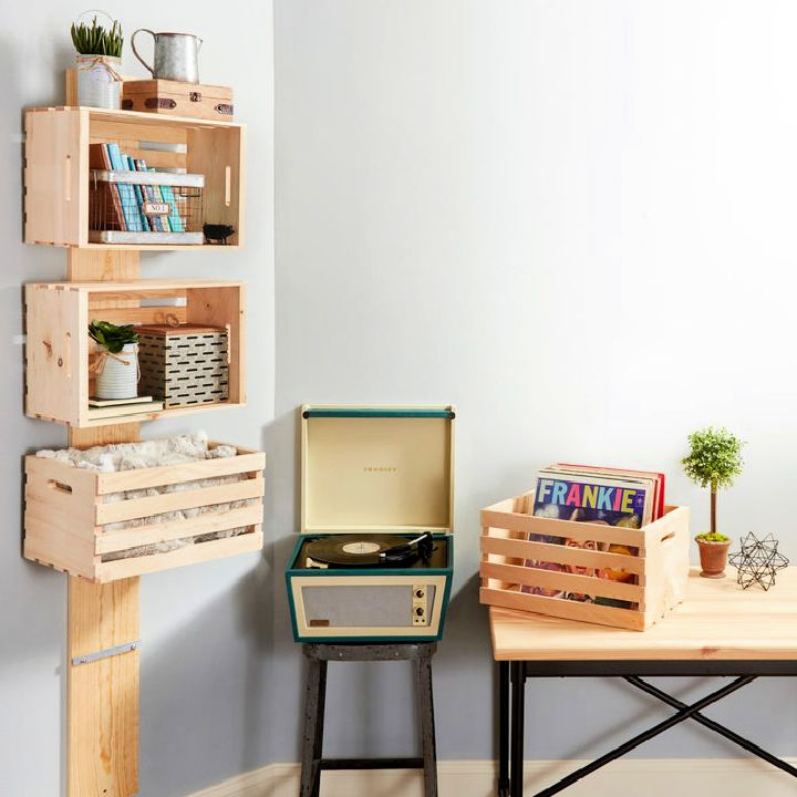 40 Unique DIY Wooden Crate Decorating Ideas and Projects Blitsy