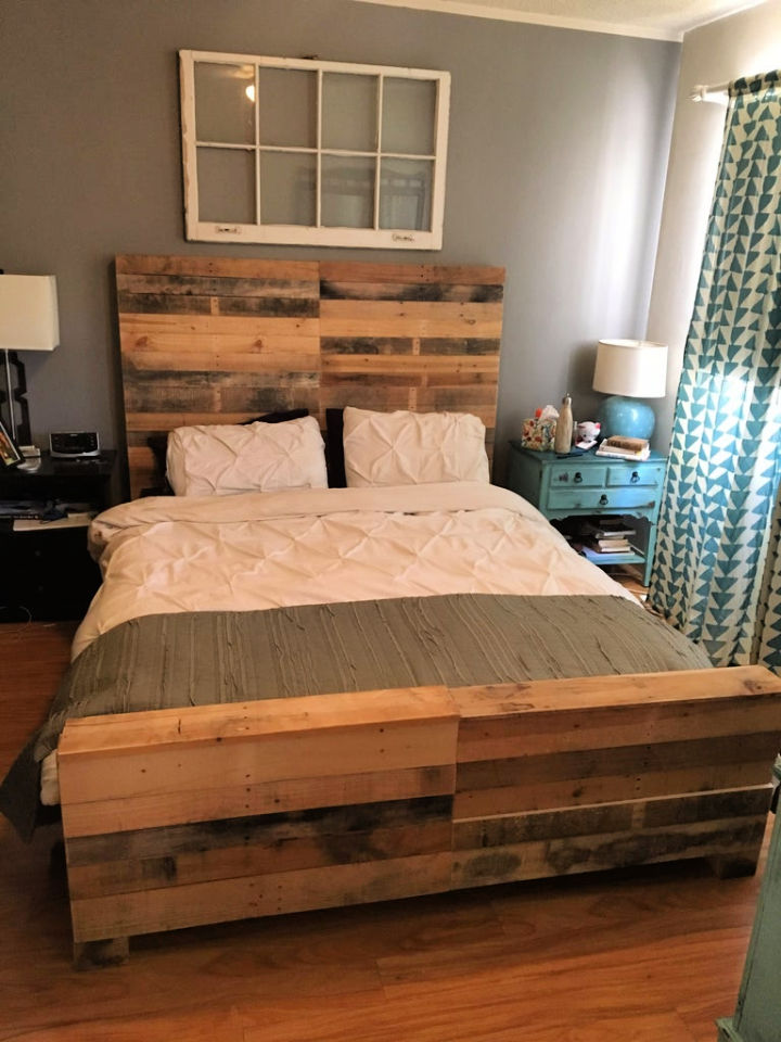 40 DIY Pallet Headboard Ideas with Instructions - Blitsy