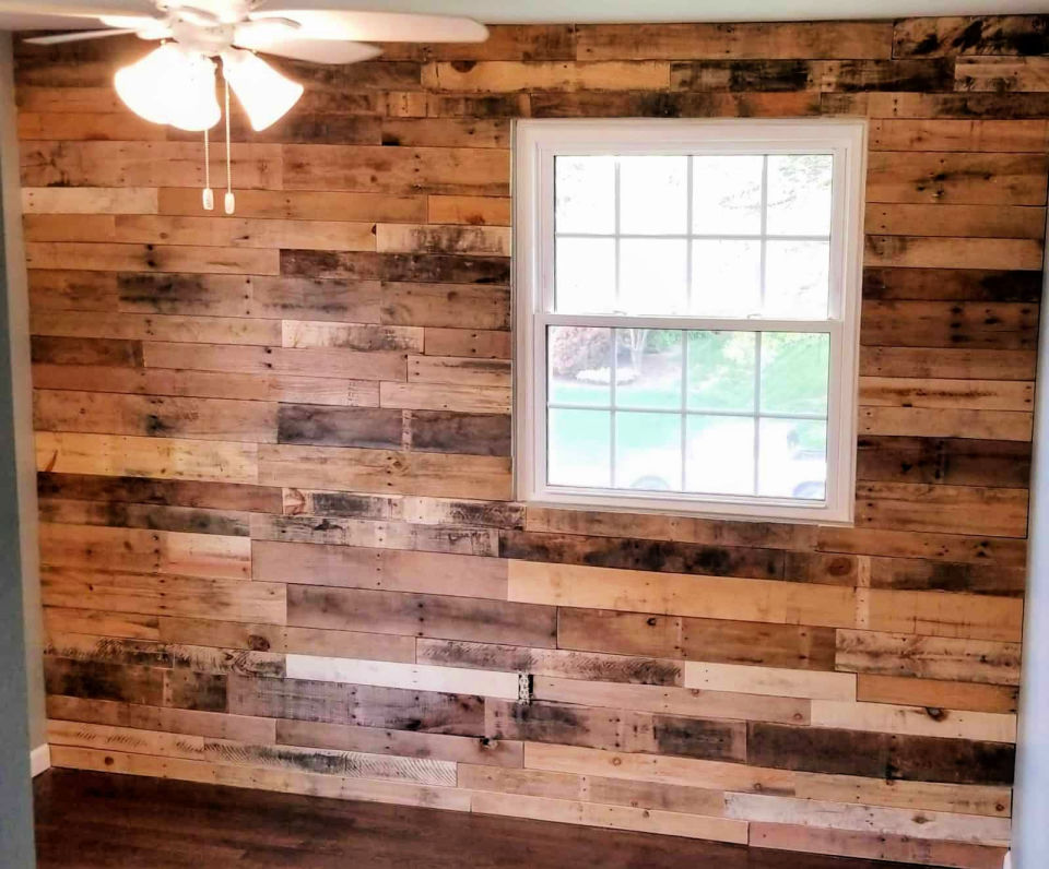 40 Cheap Pallet Wall Ideas That Are Easy To Install Blitsy