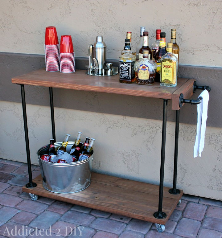 25 Inexpensive DIY Bar Cart Ideas Anyone Can Make - Blitsy