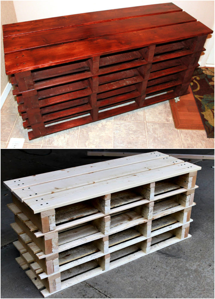 25 Wooden Pallet Shoe Rack Ideas and Plans - Blitsy