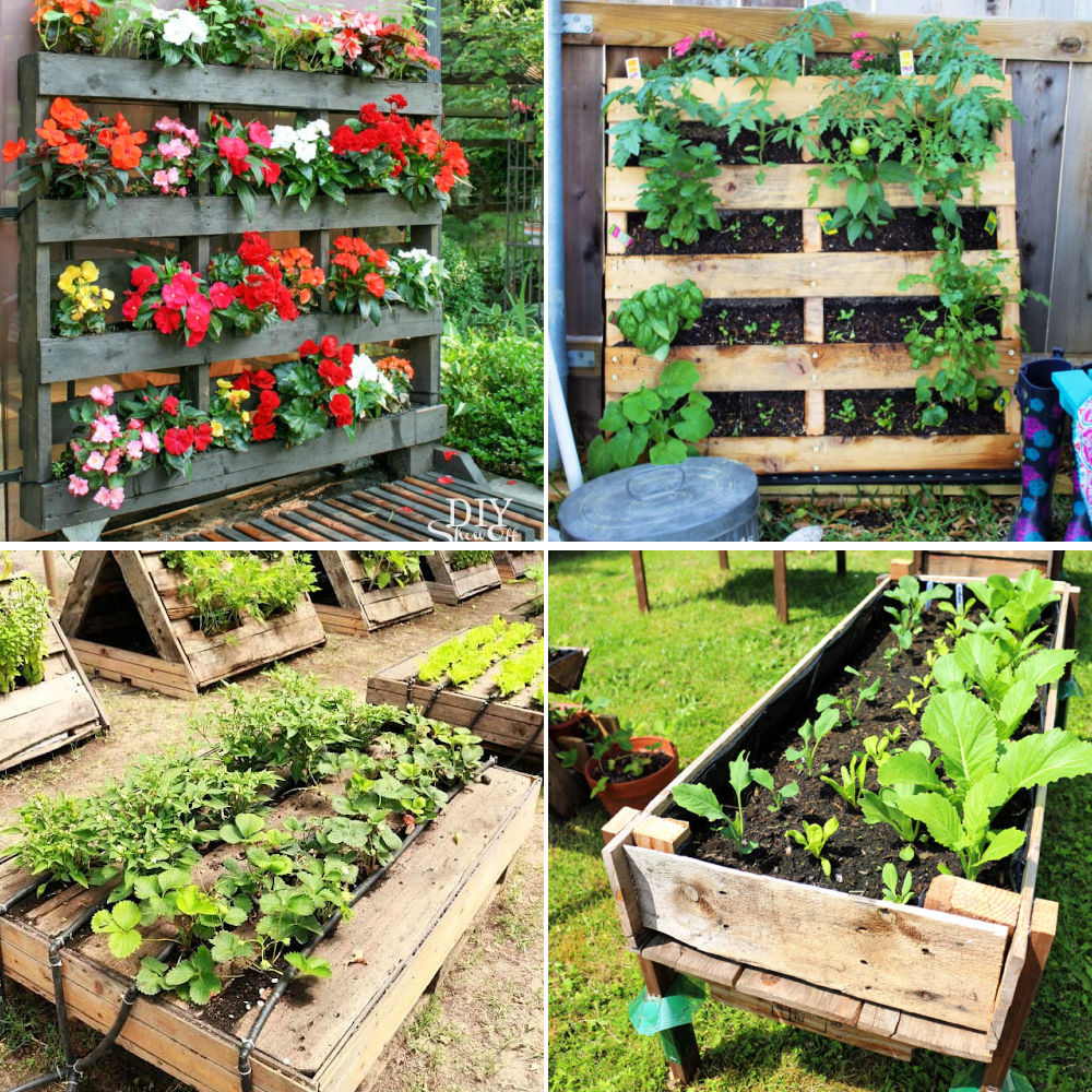 40 Cheap Diy Pallet Garden Ideas That Are Easy To Build Blitsy
